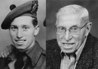 Ken Green while he was with the Glengarry Stormont Dundas Highlanders; and more recently.